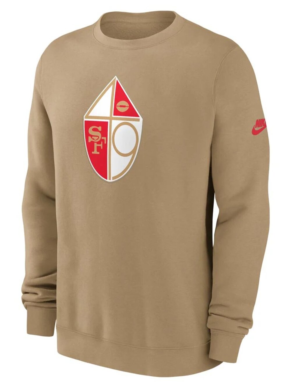 Nike Mens San Francisco 49ers Throwback Rewind Retro Club Sweatshirt 3XL XXXL